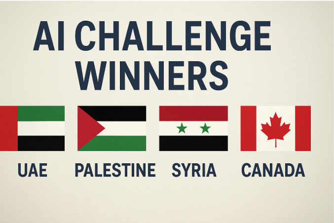 AI Challenge Winners: UAE, Palestine, Syria, Canada – A Global Tech Awakening